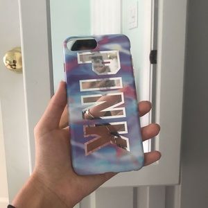 PINK TIE DYE PHONE CASE